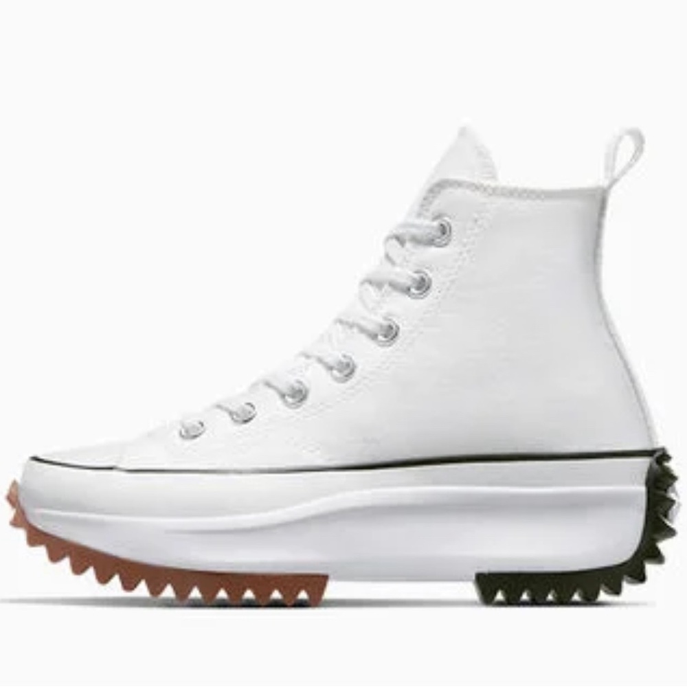 NWOT All Star Converse White Platform Sneakers - Picture 3 of 10